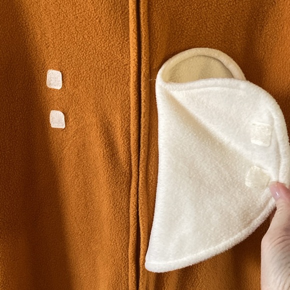 Women Funziez brown white dog one piece hooded costume pajamas size S - Picture 5 of 12